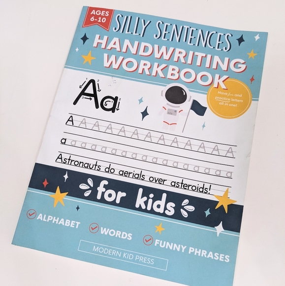 Silly Sentences Handwriting Practice Workbook - Picture 2 of 12